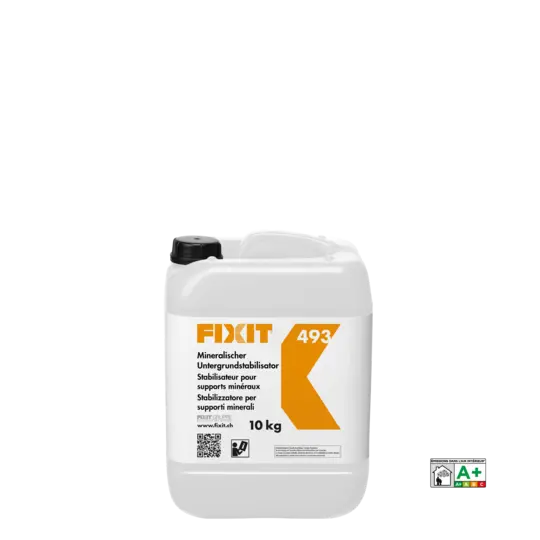 FIXIT - Stabilisateur FIXIT 493 / Bidon de 10 kg  pour supports minéraux Consommation 0.4 kg / m2